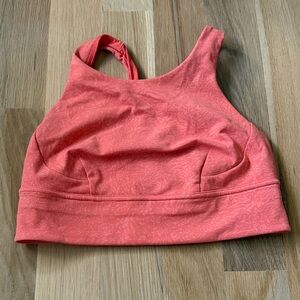 Lululemon Orange Sports Bra
